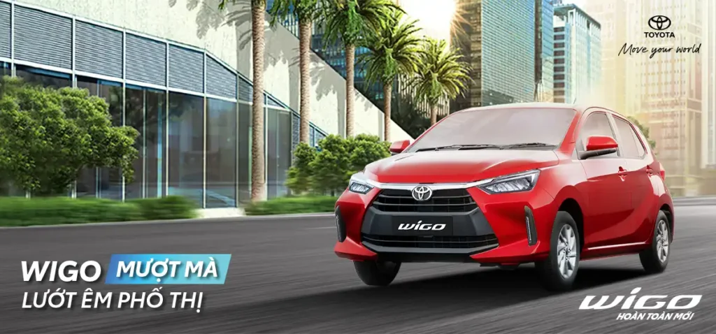 Ảnh đầu xe Toyota wigo Thăng Long Cầu Giấy Hà Nội