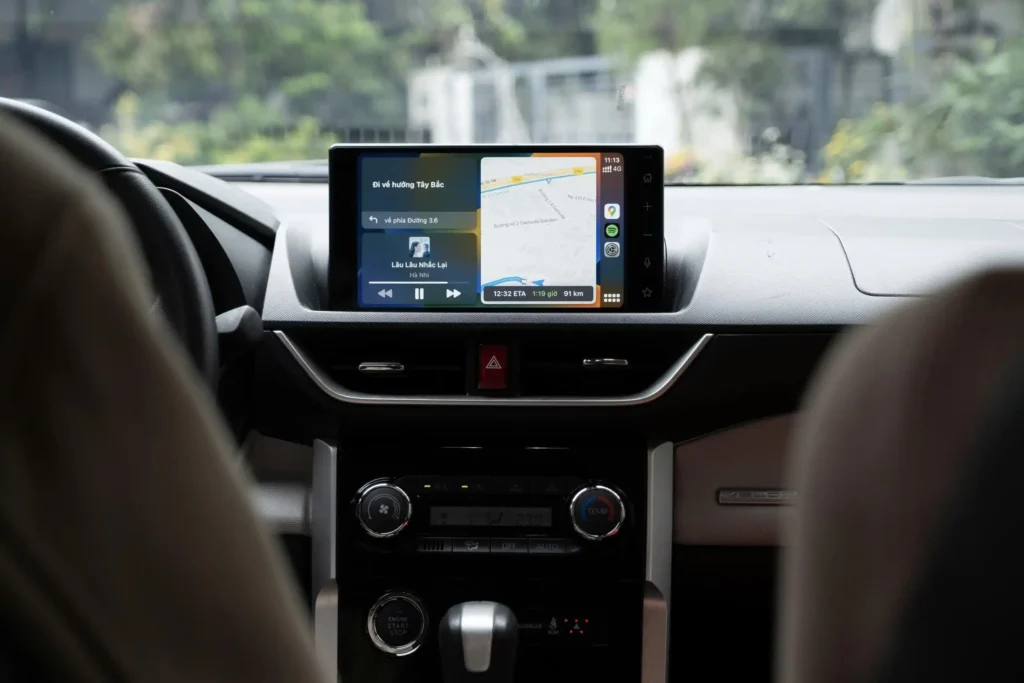 Ảnh khu vực giải trí Toyota Veloz Cross Thăng Long Cầu Giấy Hà Nội